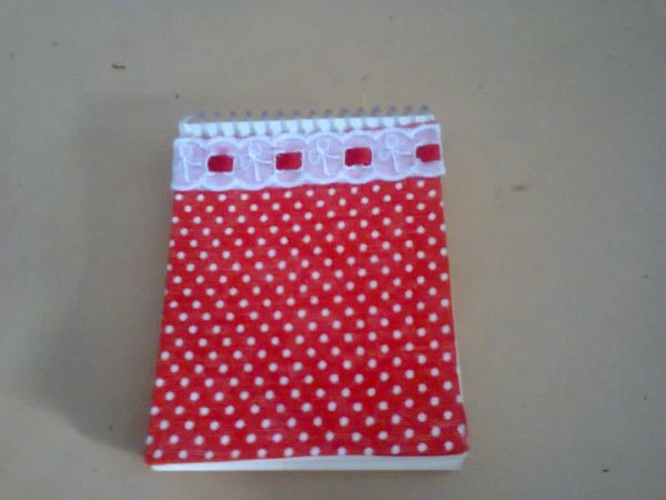 Bloco de notas personalizados.
